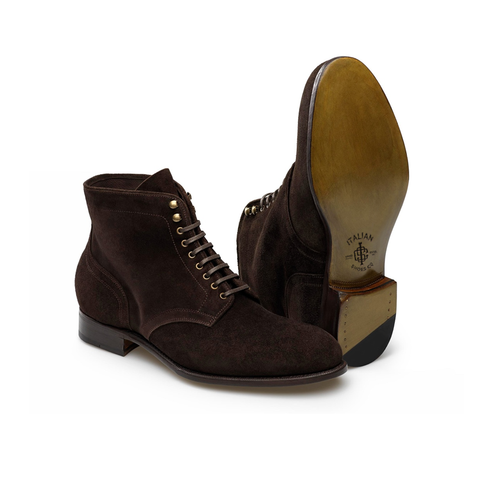 Paulette Hickman Lace-Up Boots