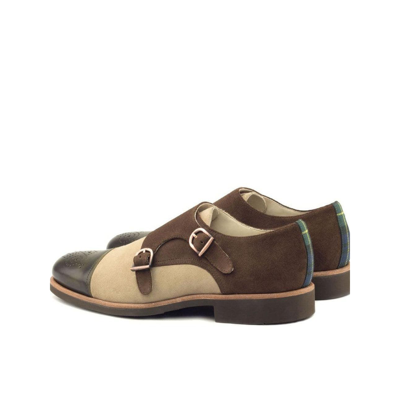 Elite Echo Double Monk Shoe Brown