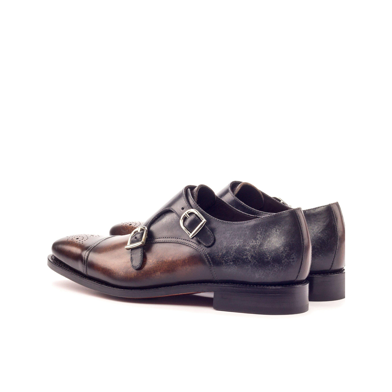 Eclat Essence Double Monk Shoe Brown