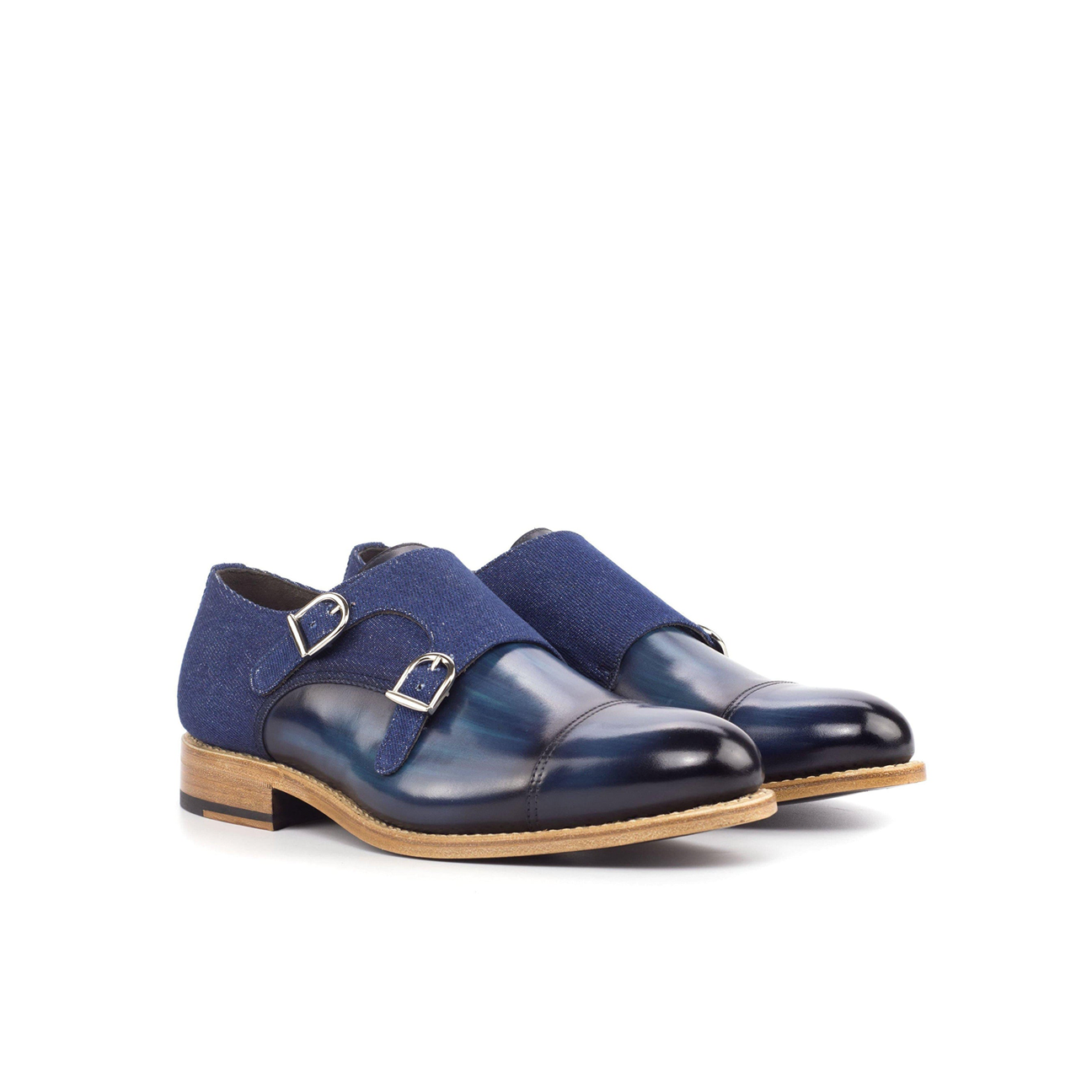 Midnight Mavericks Double Monk Shoe Navy