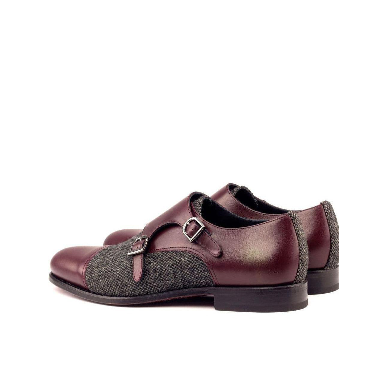 Gentleman's Grace Double Monk Shoe Burgundy