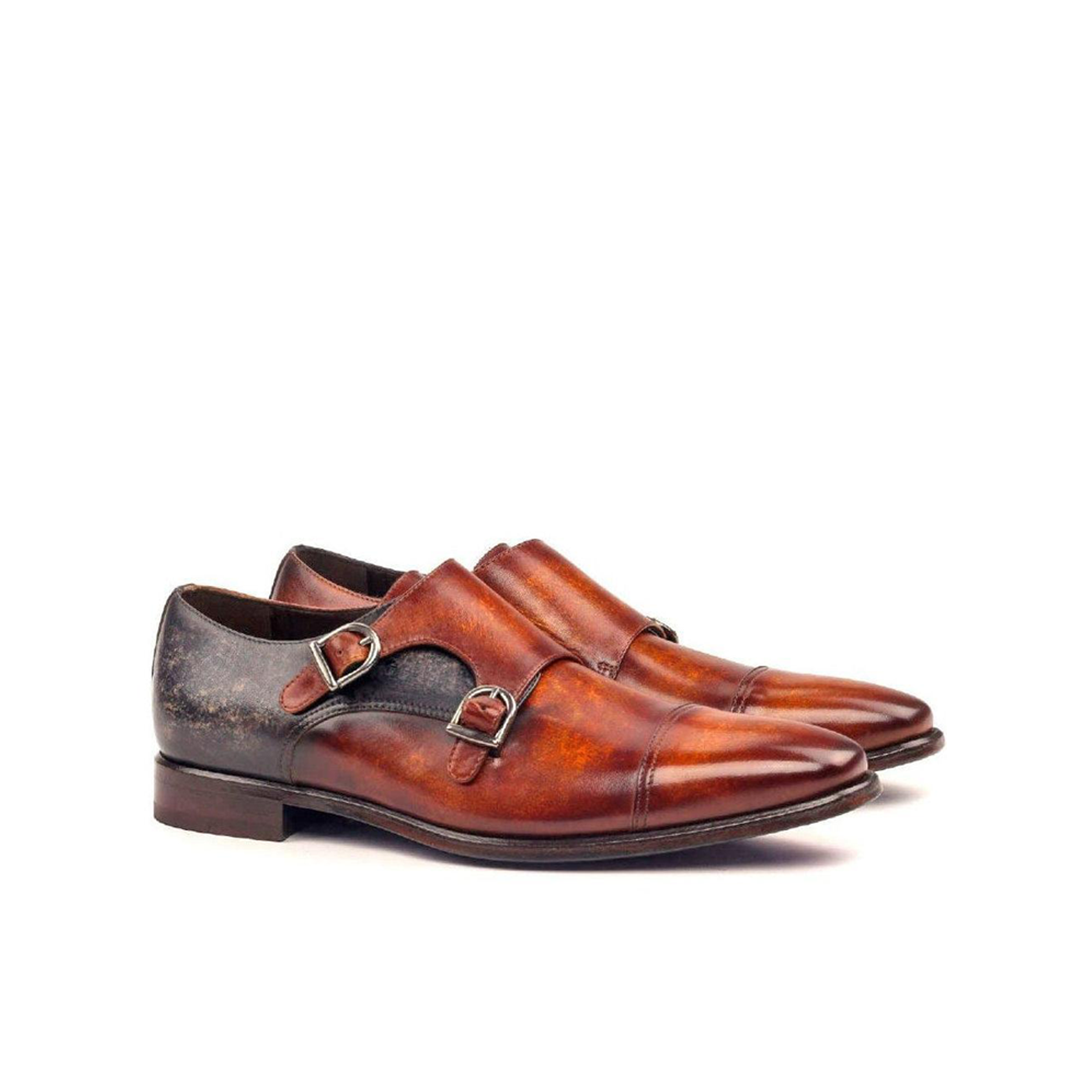 Harmonious Haven Double Monk Shoe Brown