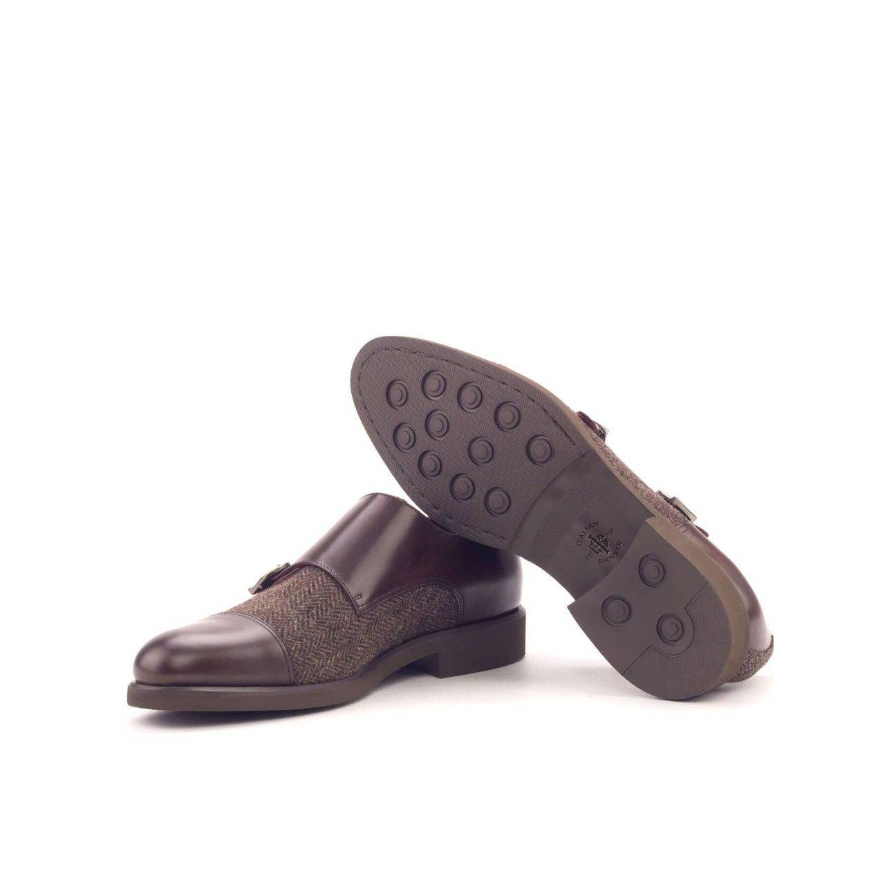 Executive Ensemble Double Monk Shoe Brown