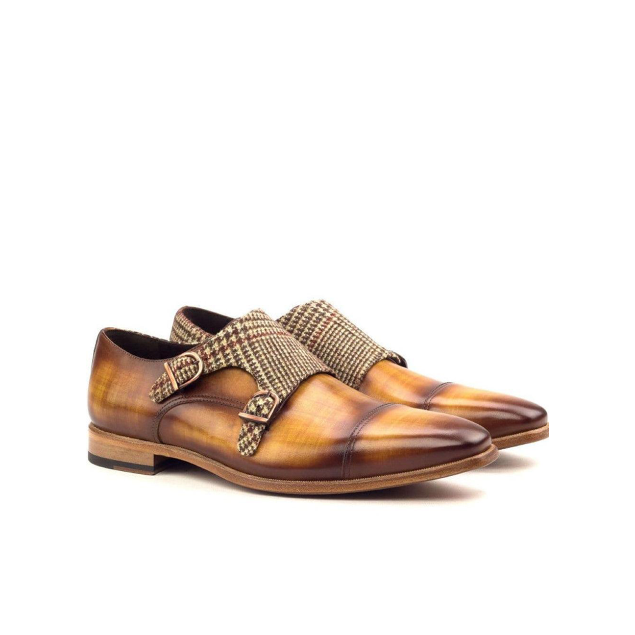 Noble Notions Double Monk Shoe Brown