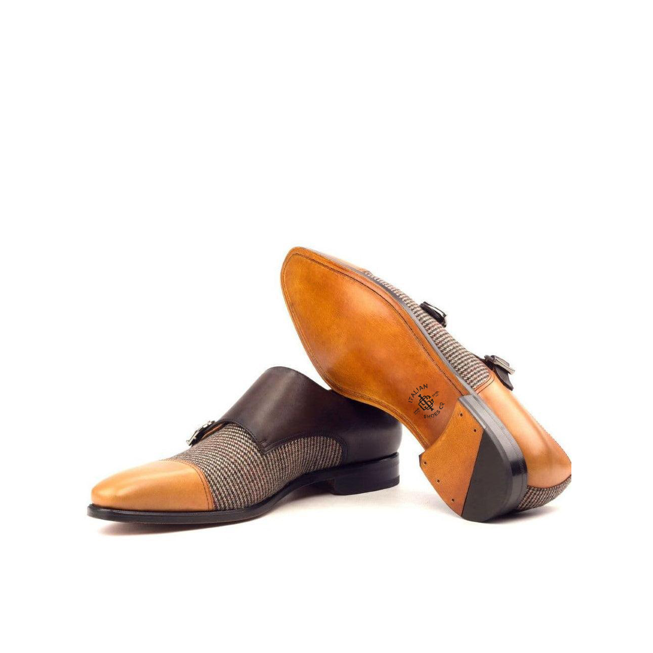 Sartorial Symmetry Double Monk Shoe Brown