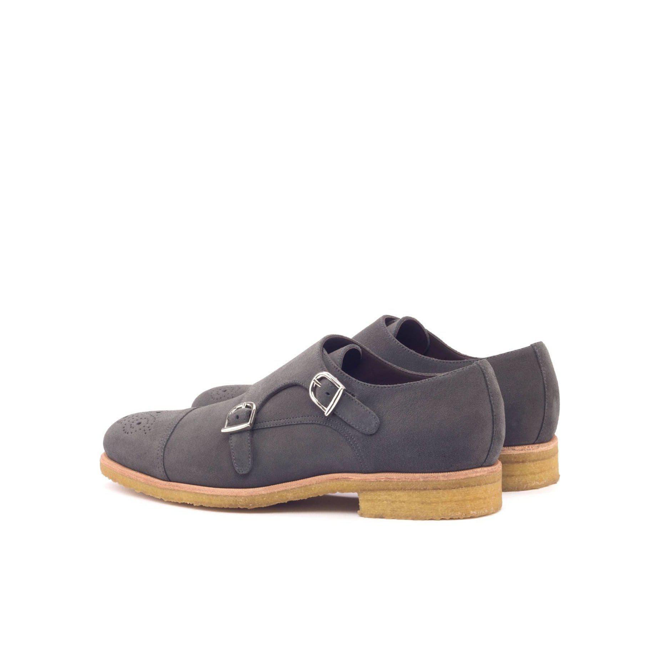 Eclat Elegance Double Monk Shoe Grey