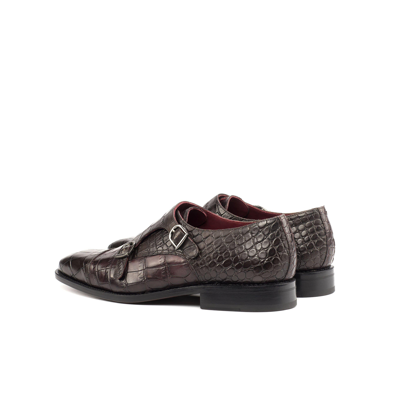 Urban Union Double Monk Shoe Dark Brown