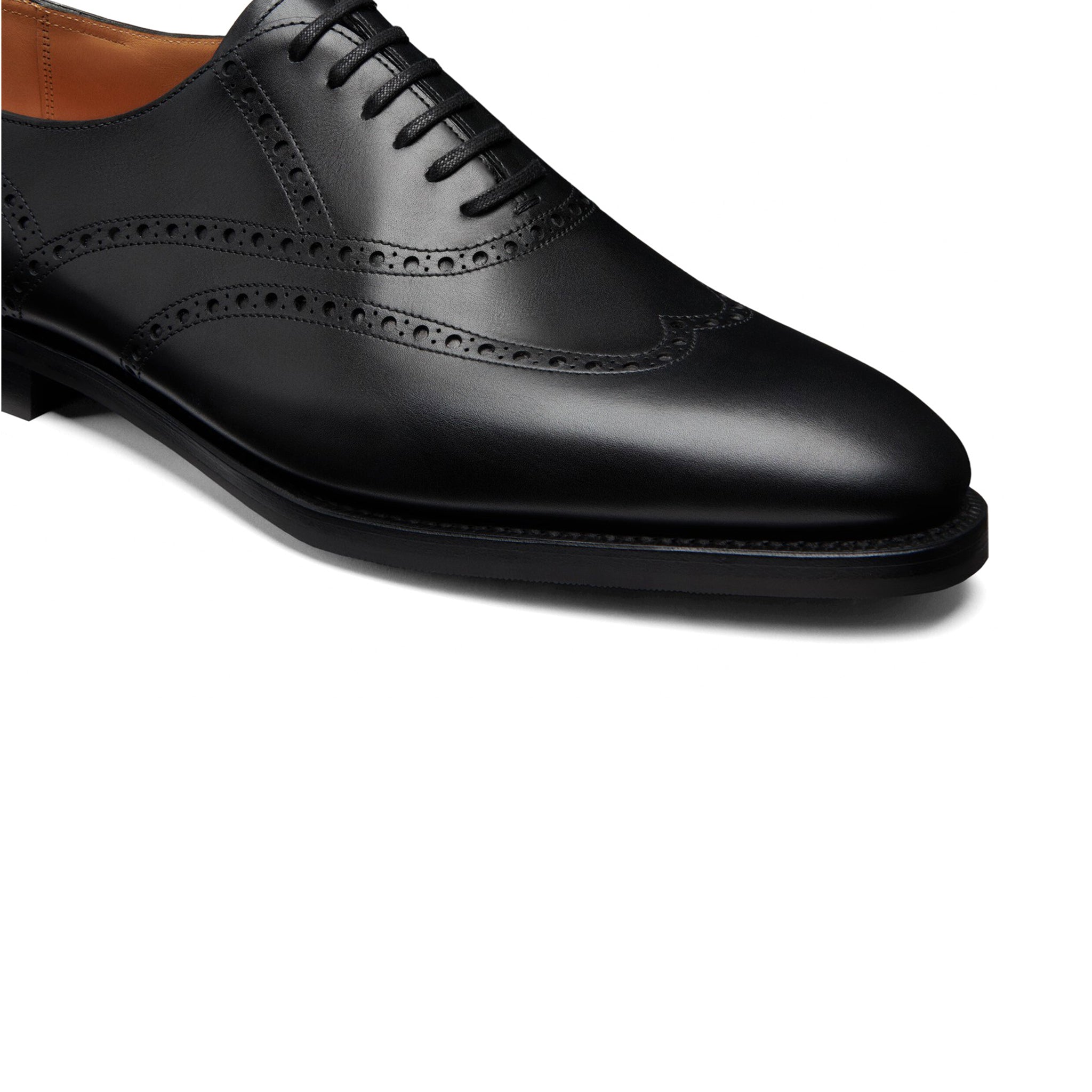 Federica Wholecut Lace-Up Oxford Shoes