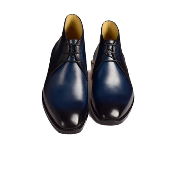 Derby Blue Chukka Ankle Boots