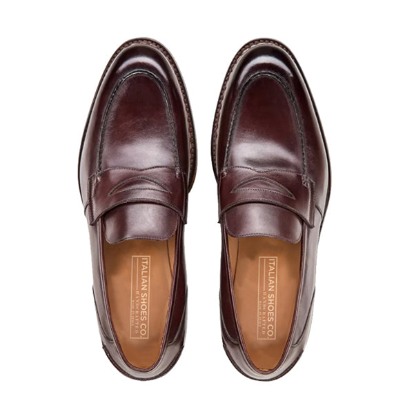 Loafer Burgundy Leather shoes in India