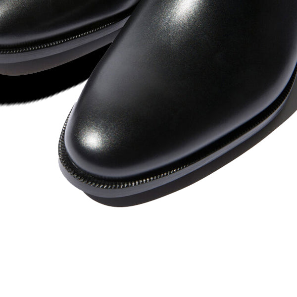 Classic Chelsea Round Toe Matt Black Boots