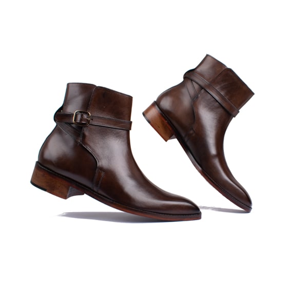 Classic Brown Leather Boots | Italian Boots