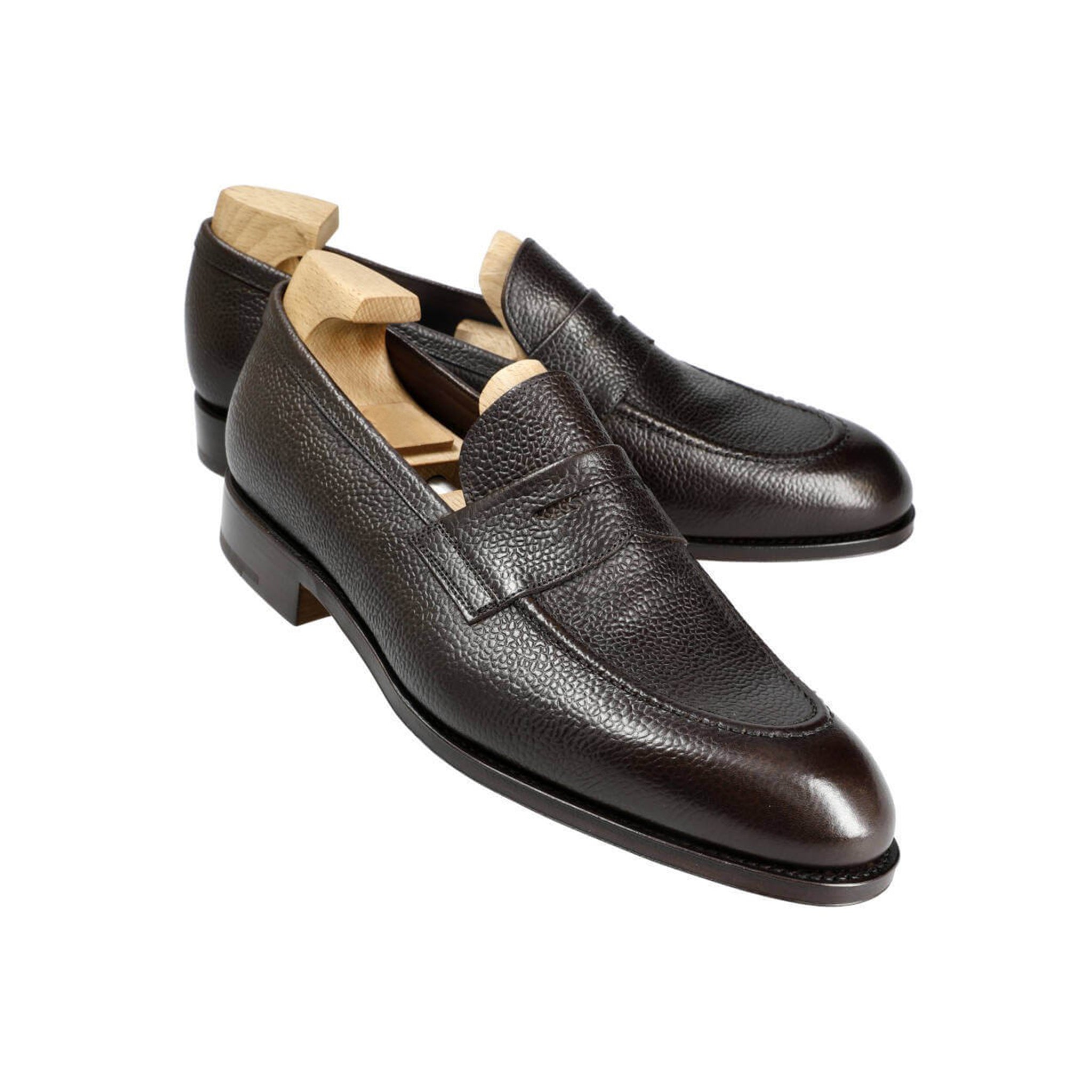 Cocoa Karagrain Penny Loafers