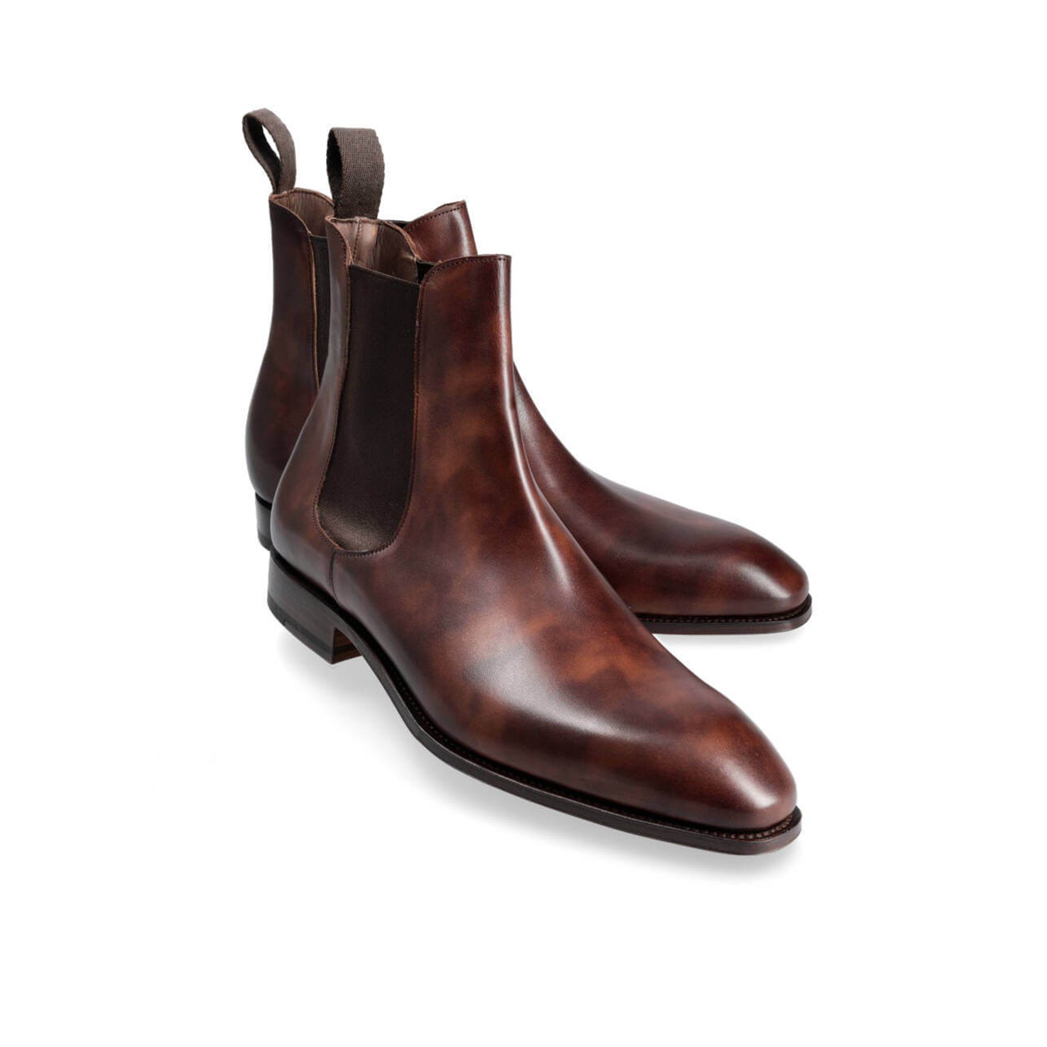 Dark Tan Chelsea Men's Leather Boots