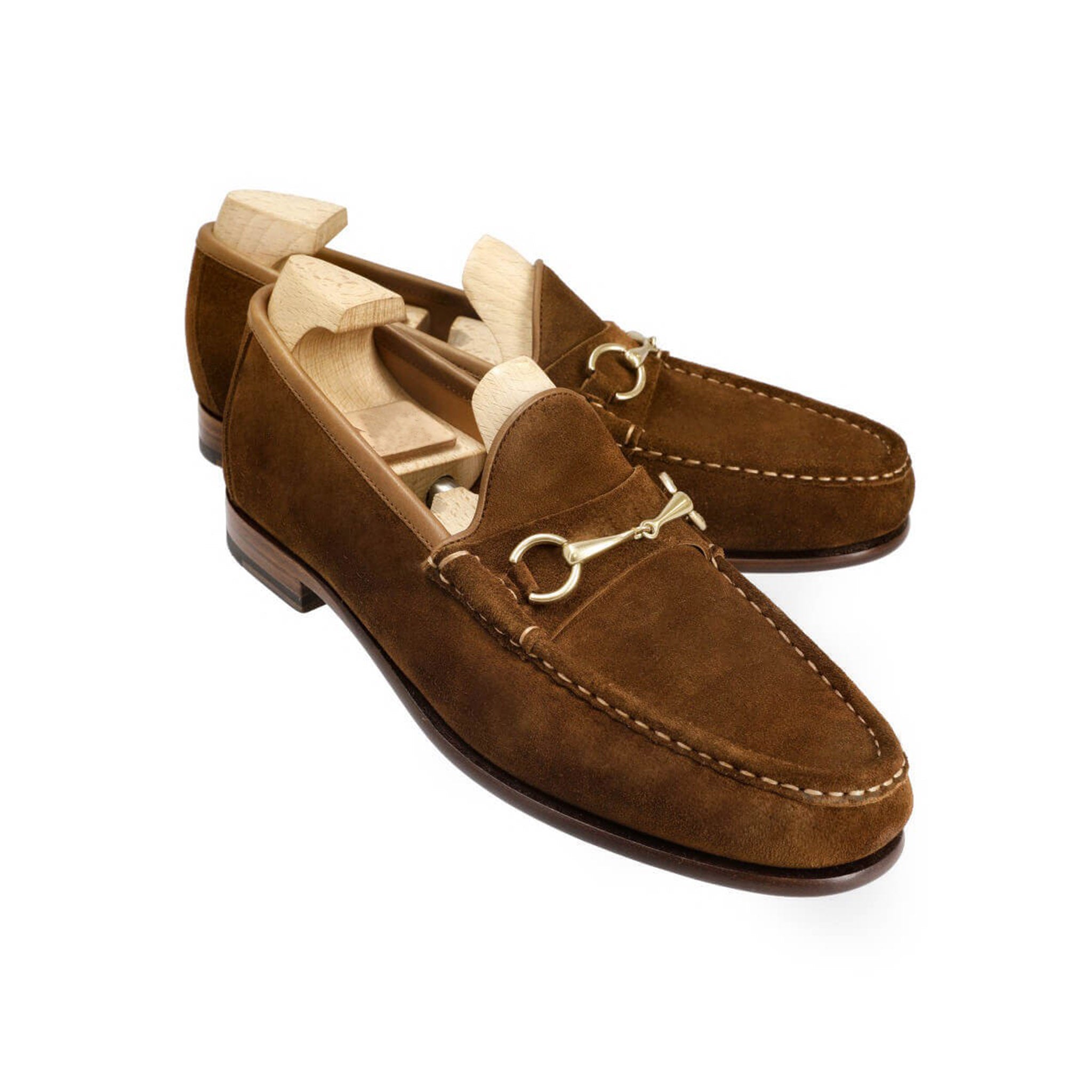 Horsebit Snuff Suede Loafers