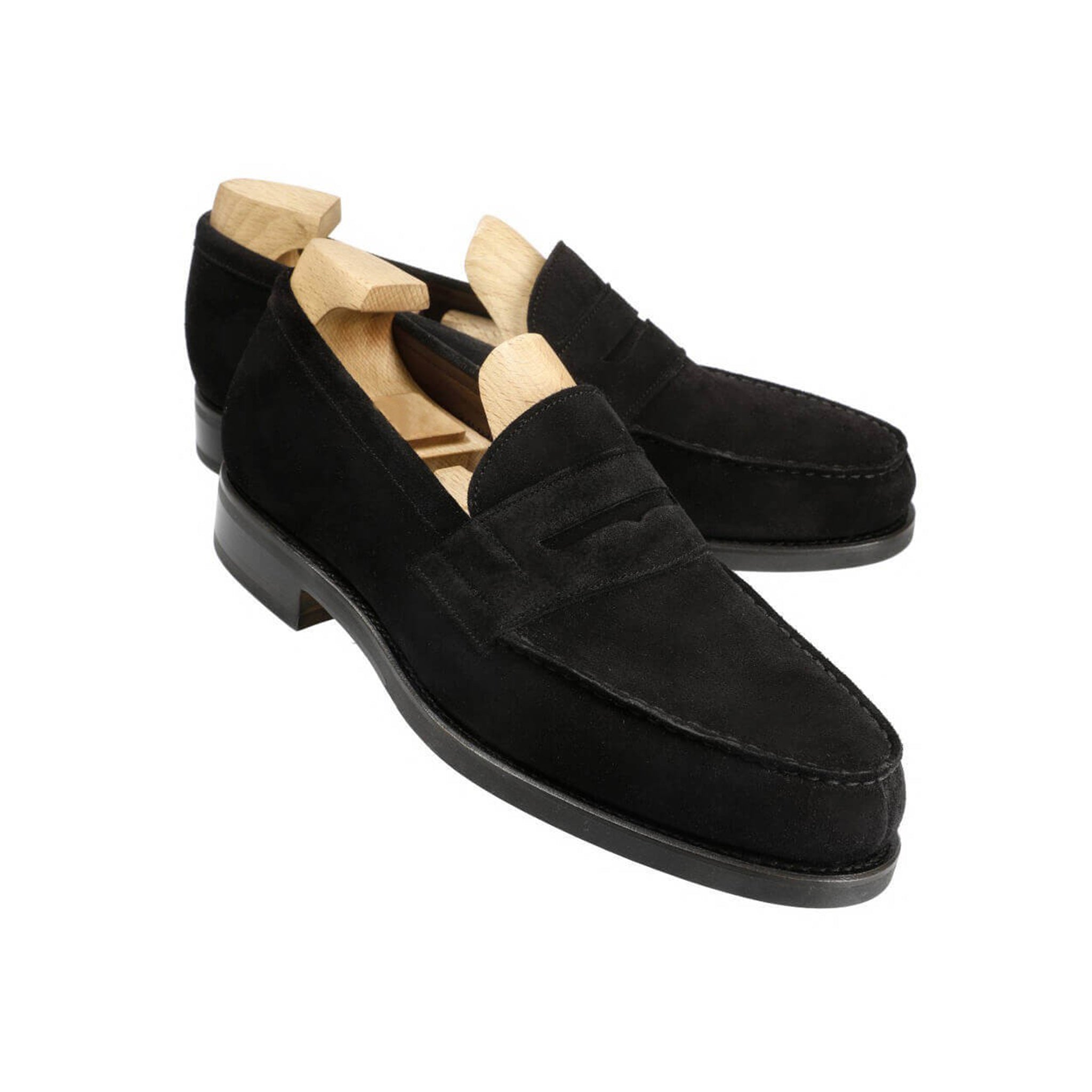 Marco Coal Leather Penny Loafer