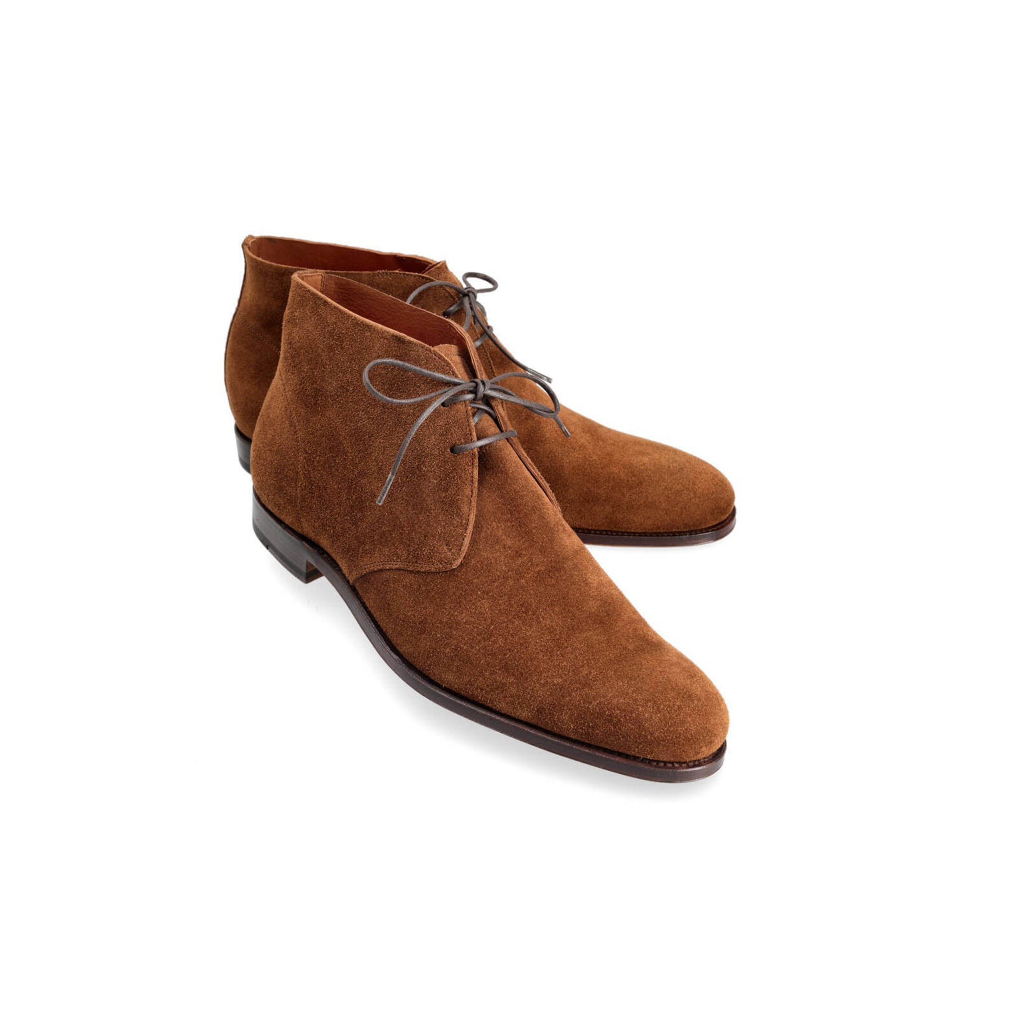 Mocha Chukka Boots for Men's