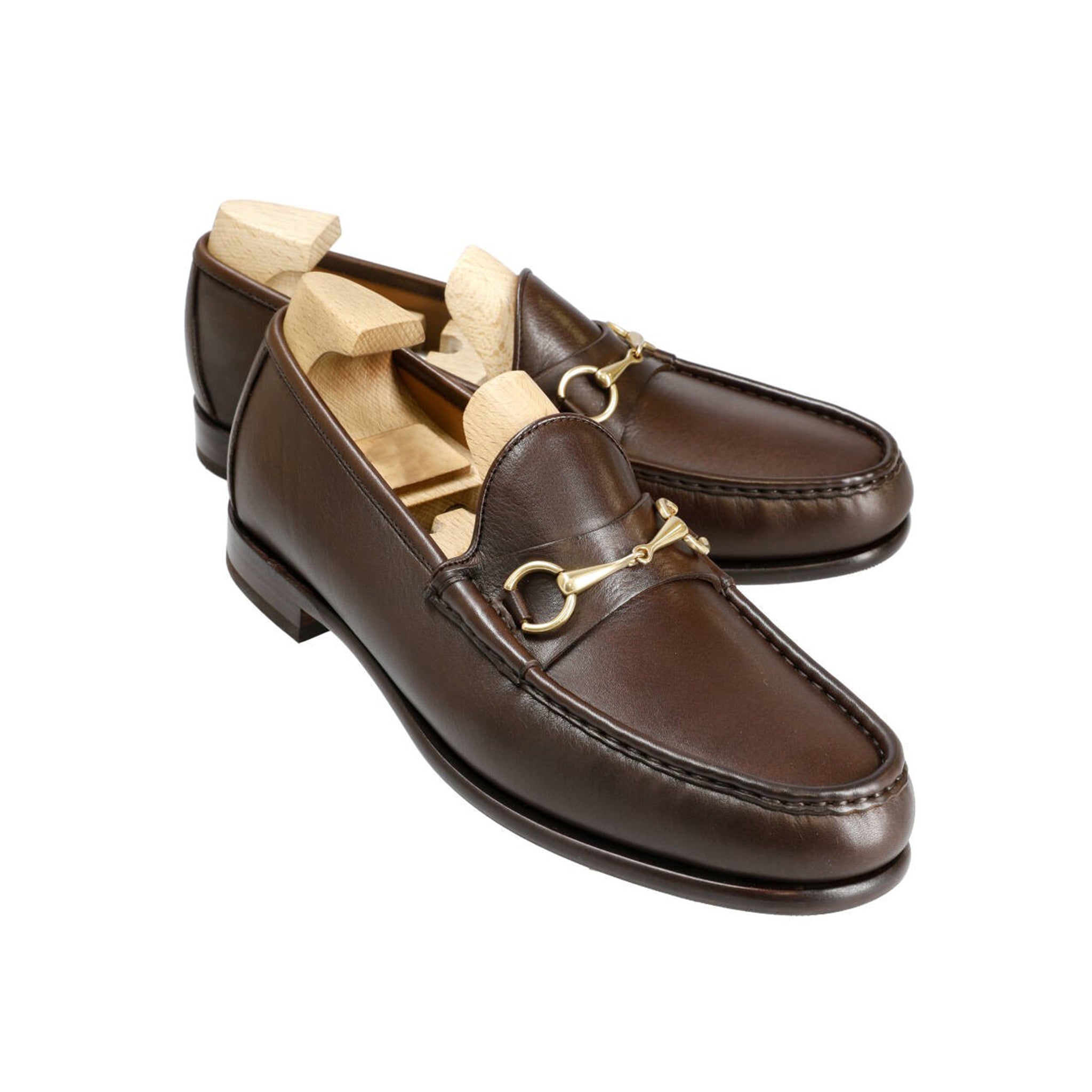 Rusty Brown Horsebit Loafers