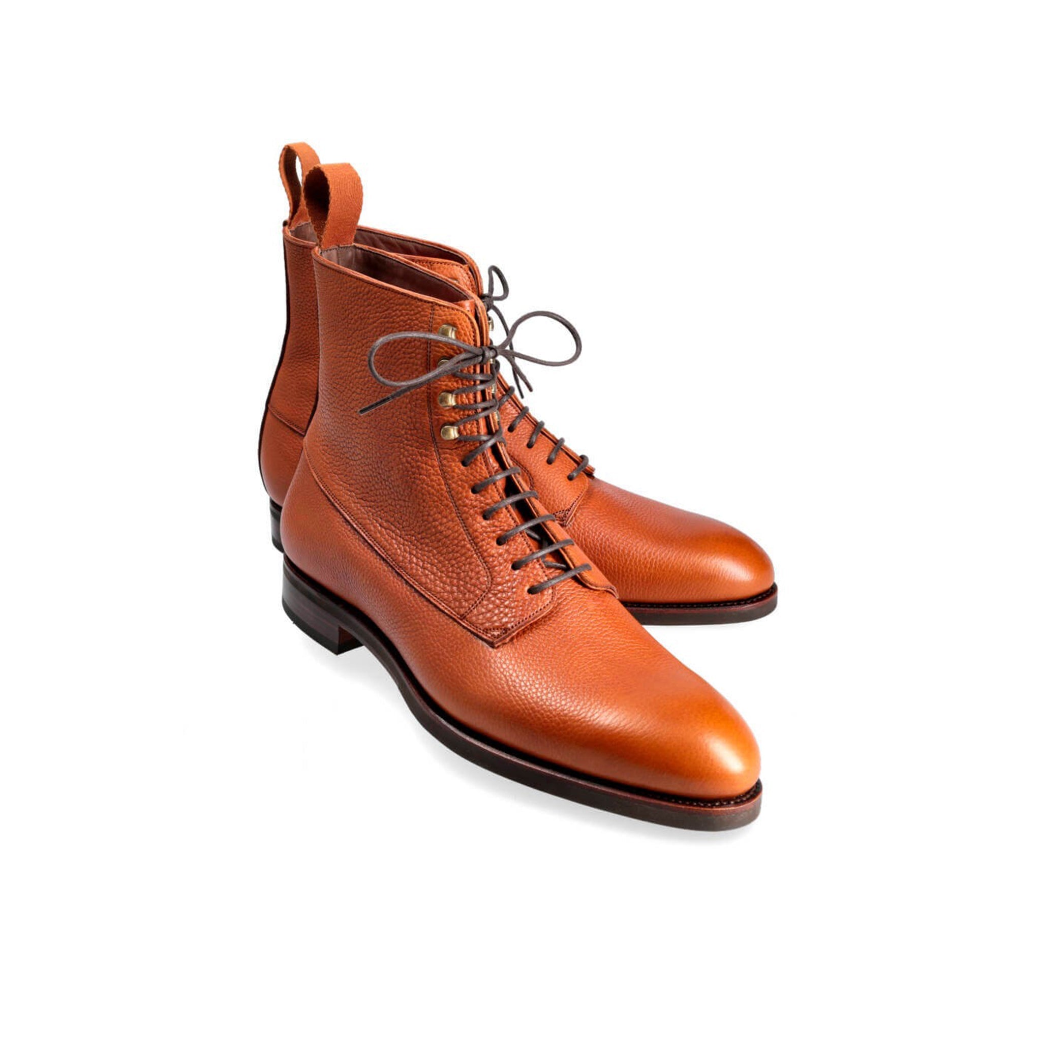 Tan Derby Boots for Men's