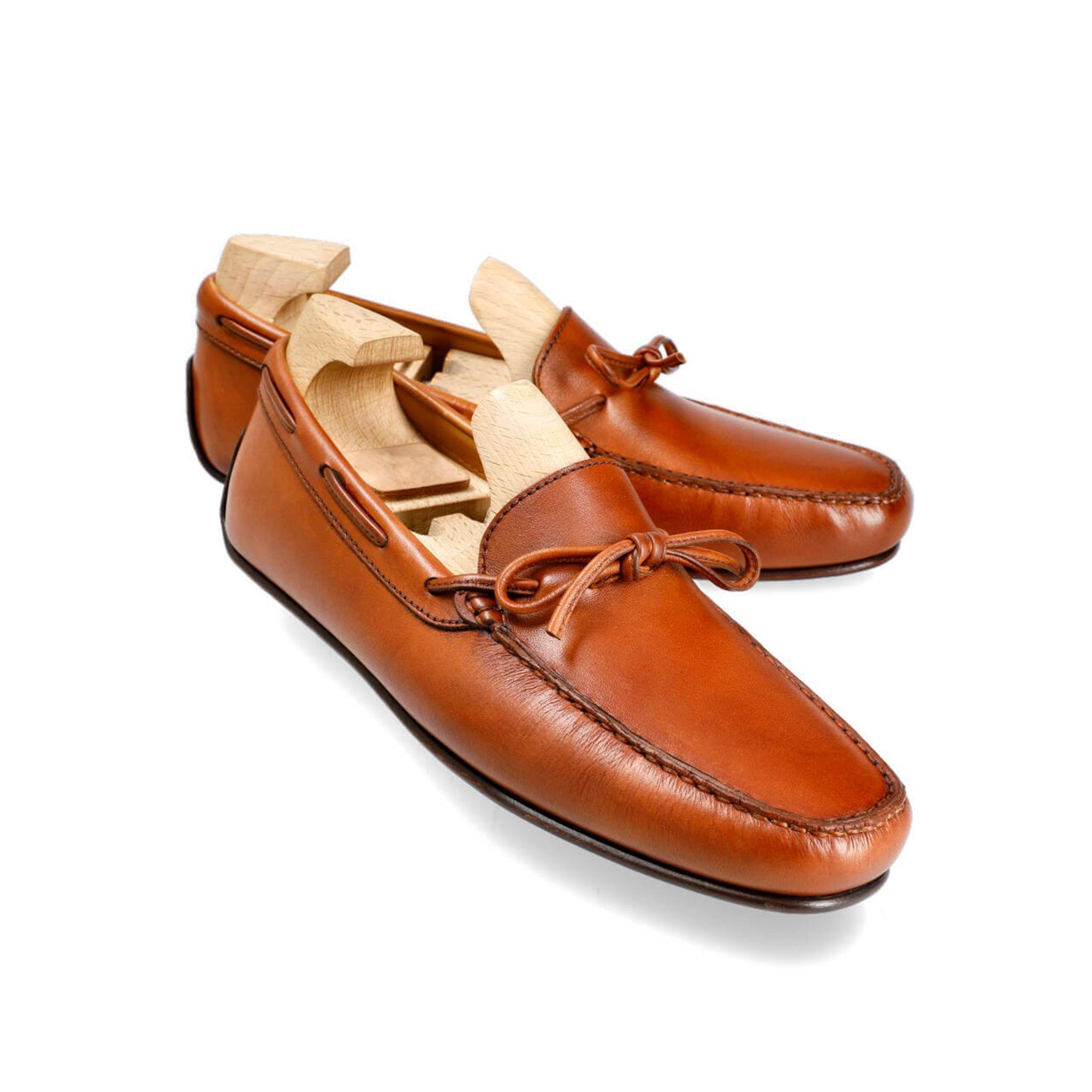 Tan Leather Tassel Loafer