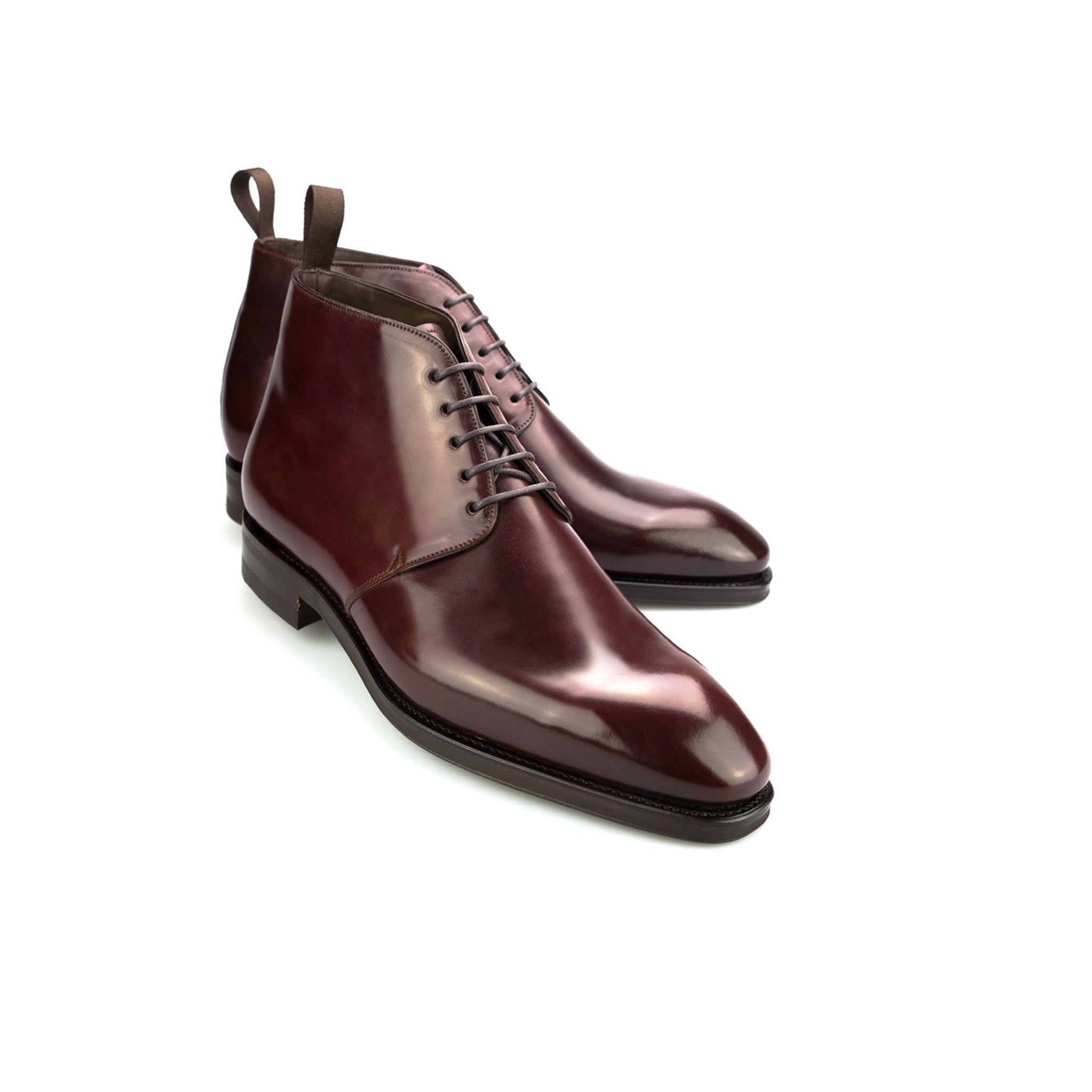Wine Chukka Boots for Men's