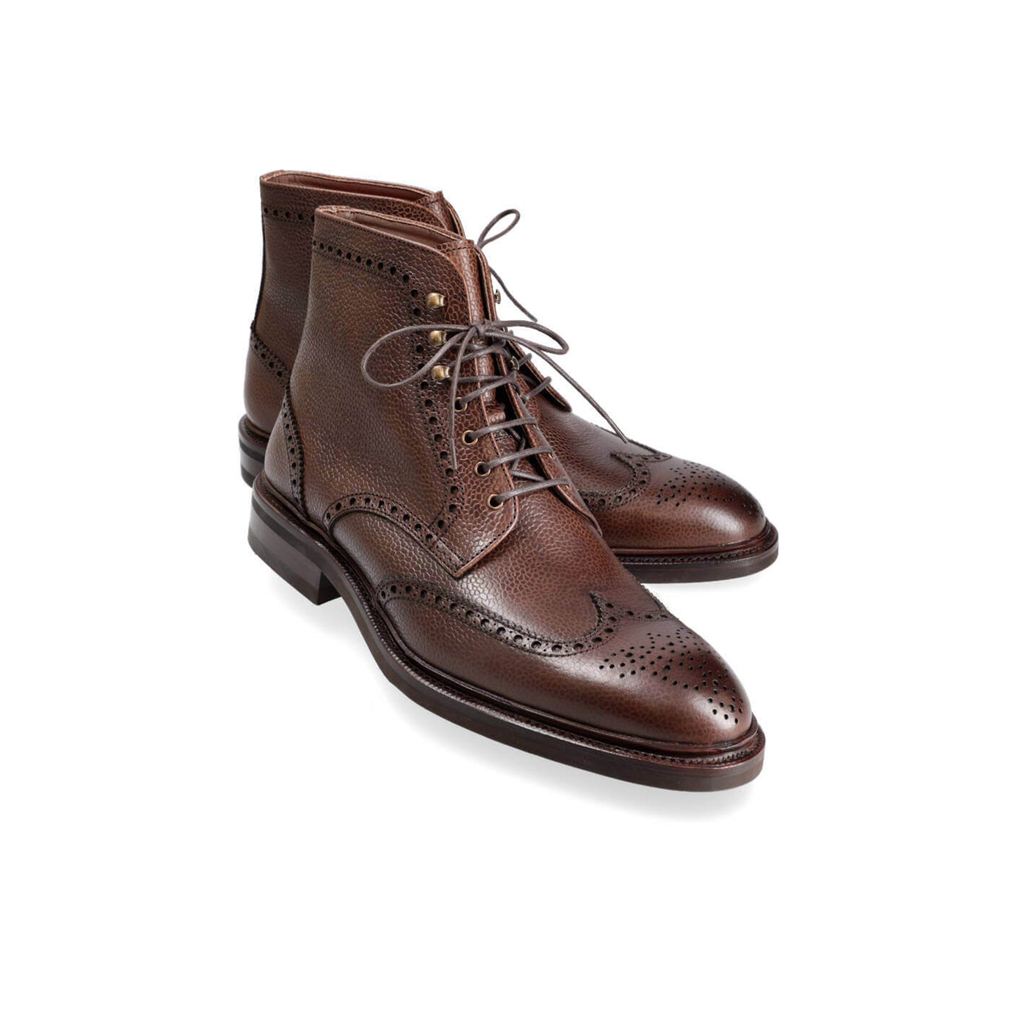 Wingtip Suede Dress Boots for Men