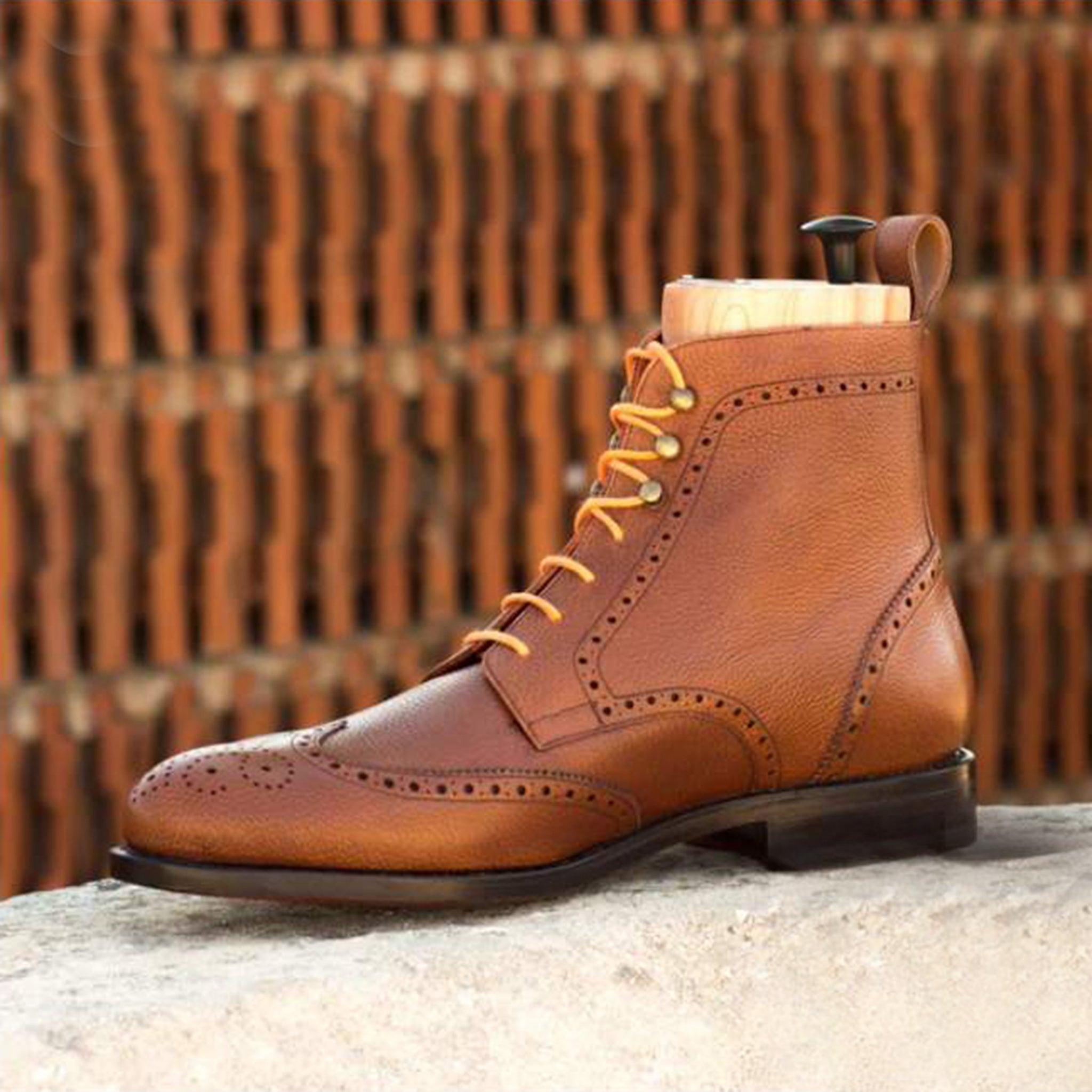 Military Brogue Boot
