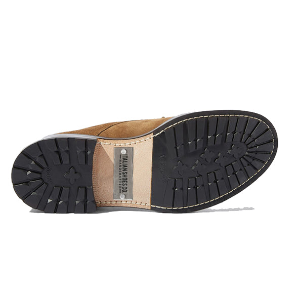 Derby High Ankle Suede Leather Brown Boots