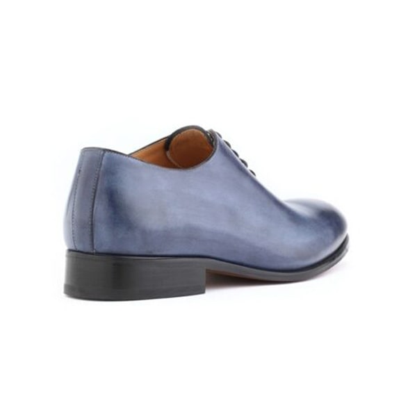 Captoe Diablo Dress up Blue Grain Leather Shoes