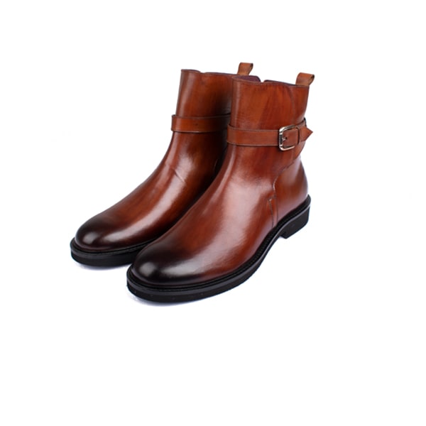 Classic high ankle Boots In Brown | Mens designer shoes