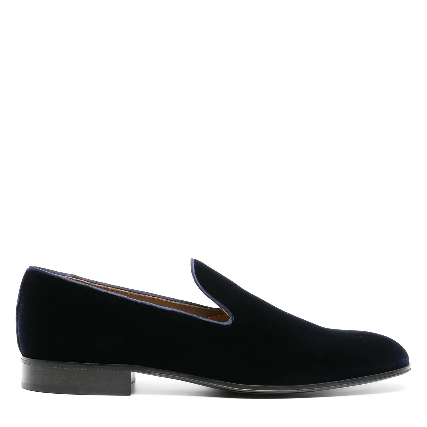 Blue Italian Velvet Loafers