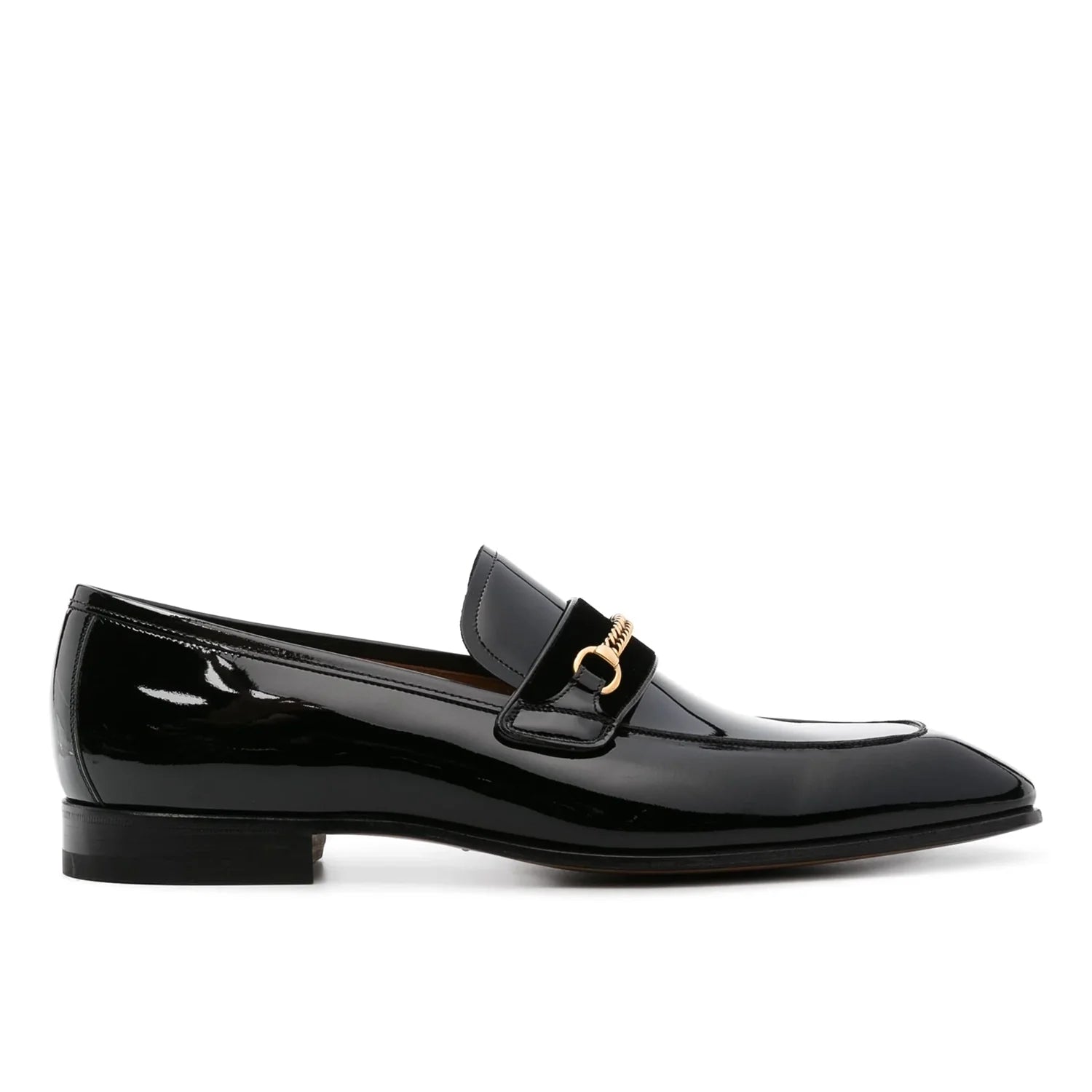 Bailey Chain leather loafers