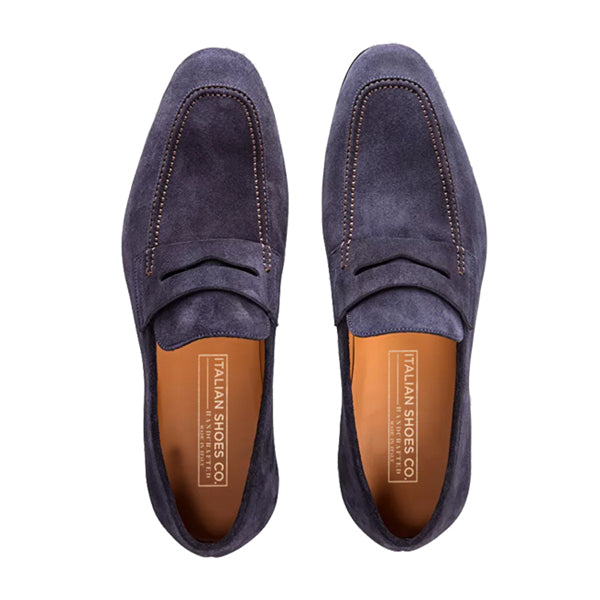 Penny Loafer in Suede Leather