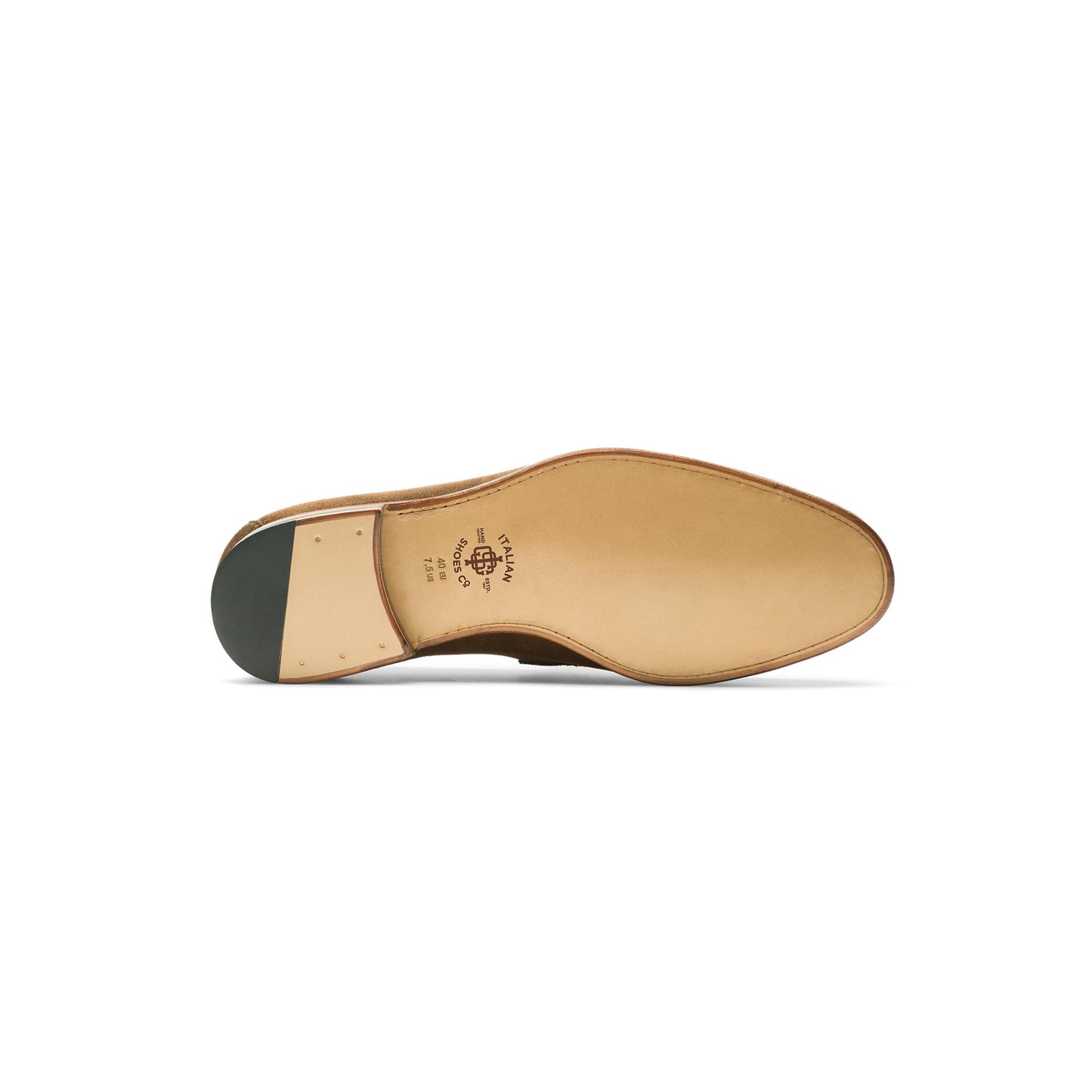 Suede Sasso Utilizes Classic Penny Loafer