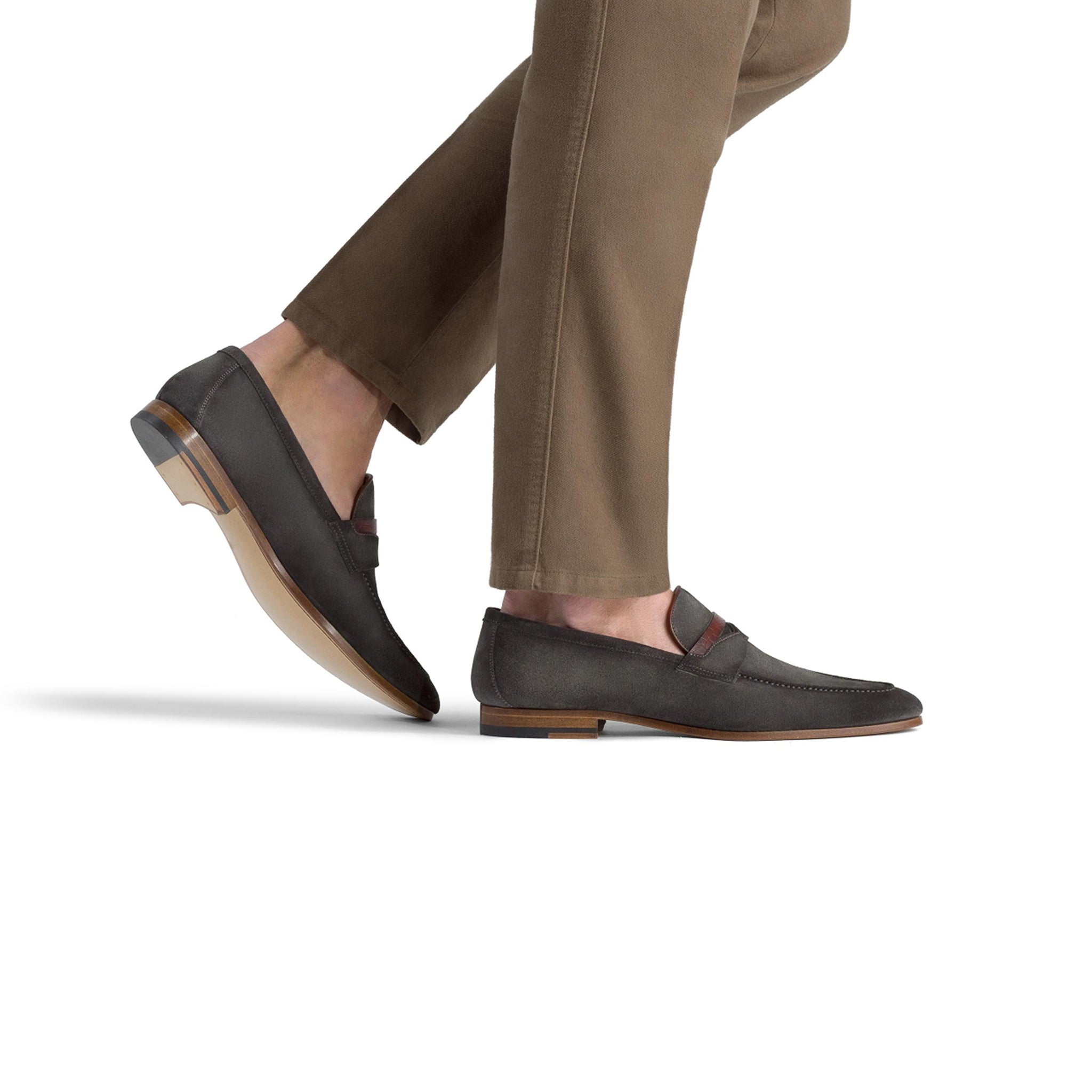 Grey Utilizes Classic Penny Loafer