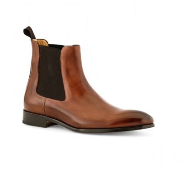Classic Chelsea Round Toe Brown Boots