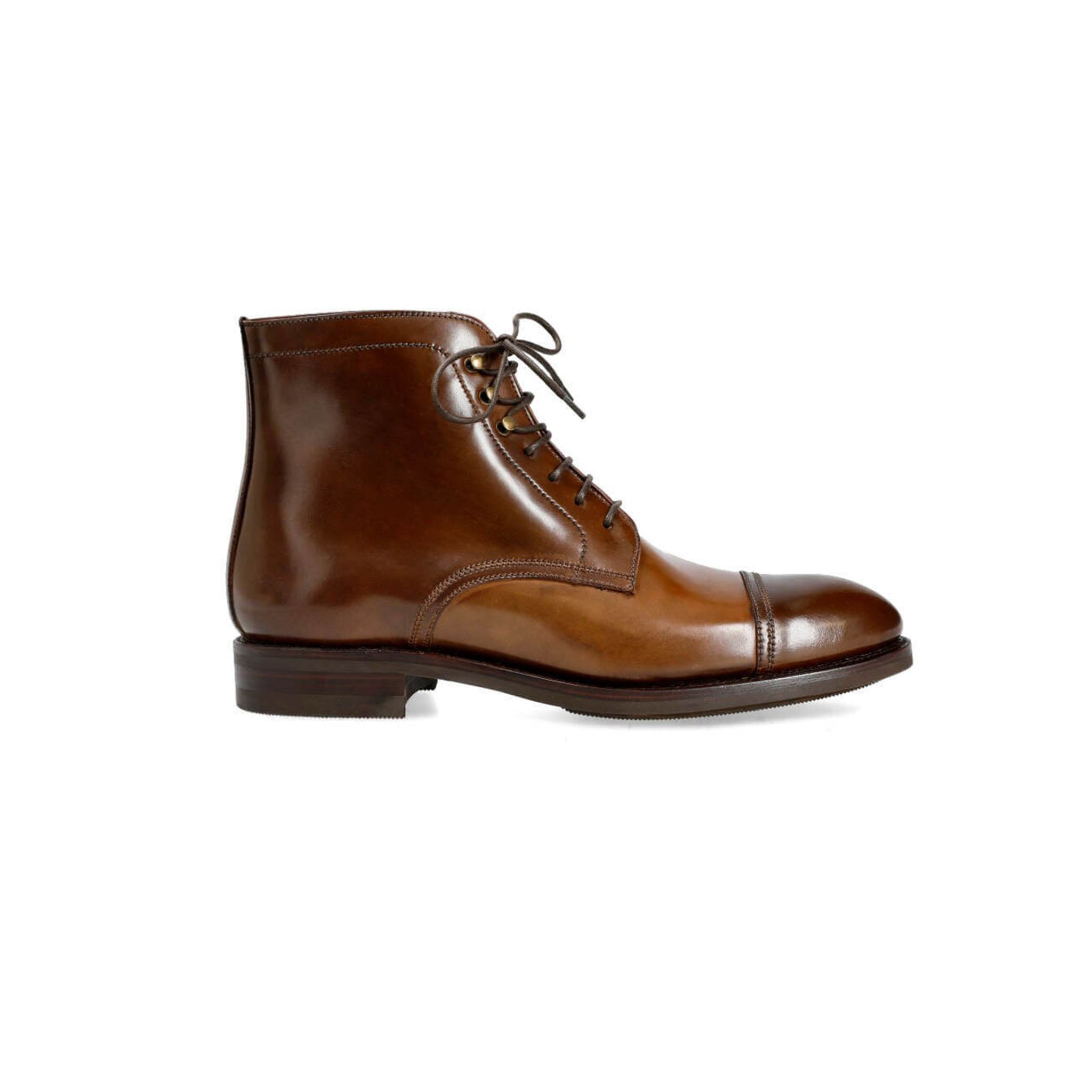 Coffee Chelsea High Ankle Boots