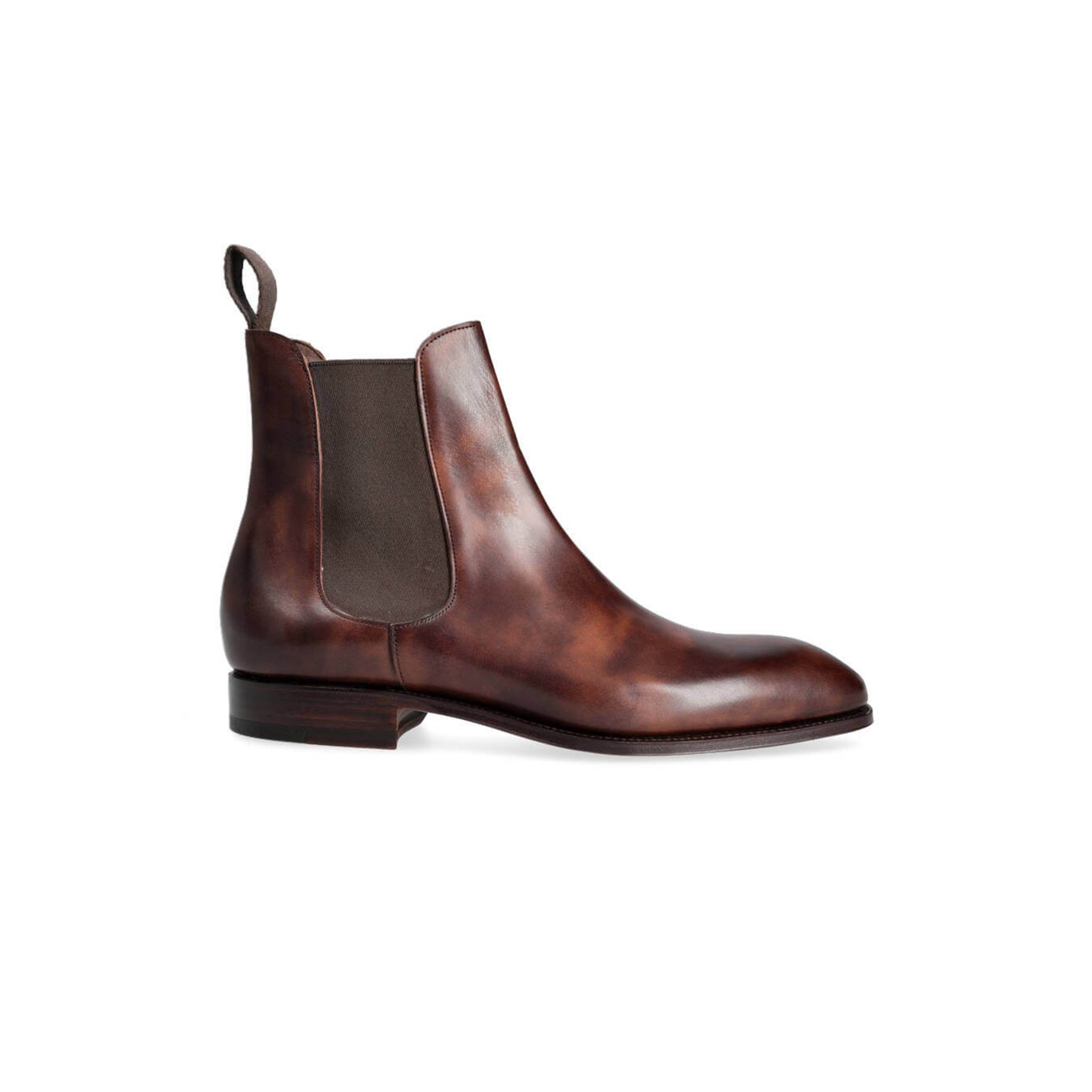 Dark Tan Chelsea Men's Leather Boots