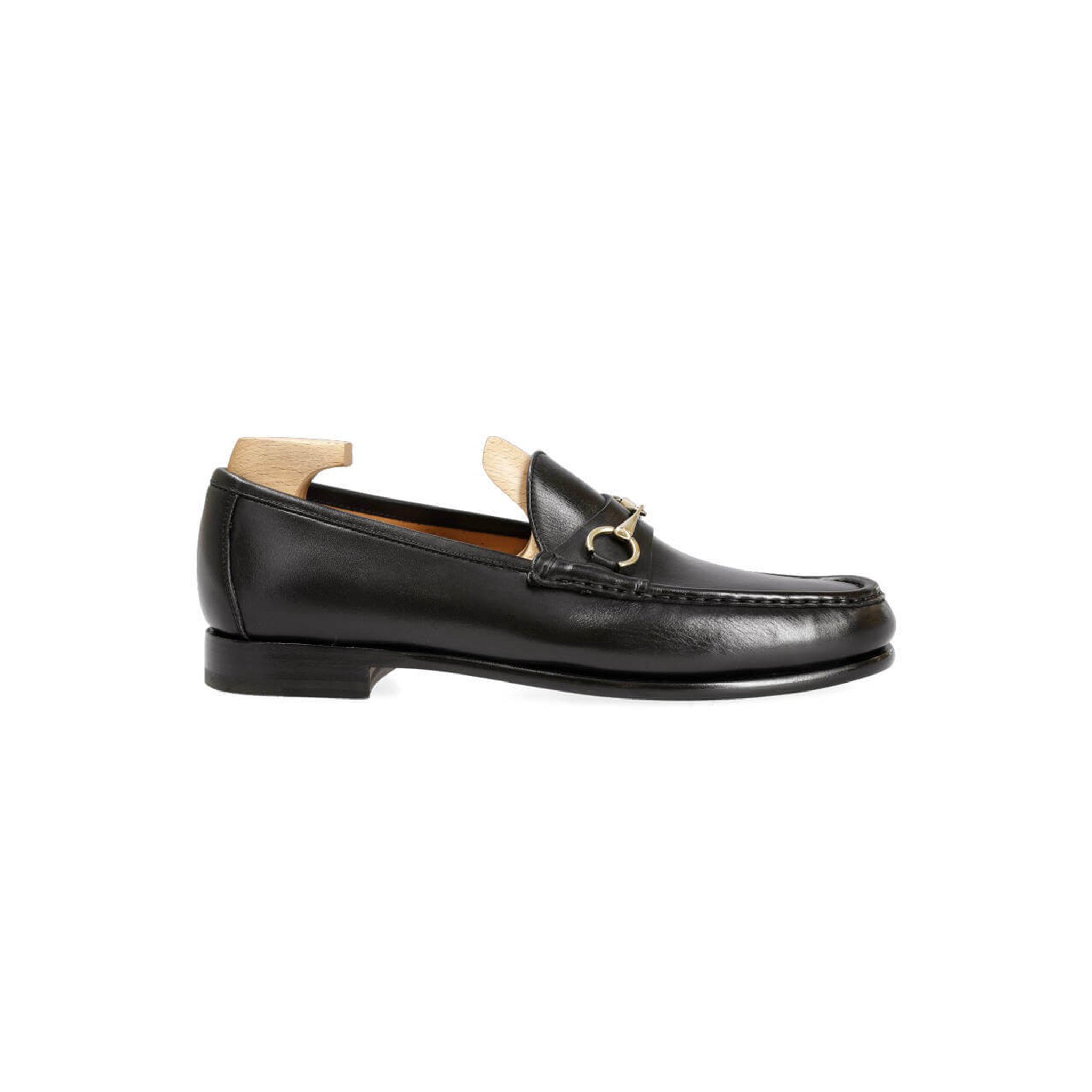 Midnight Leather Italian Loafers