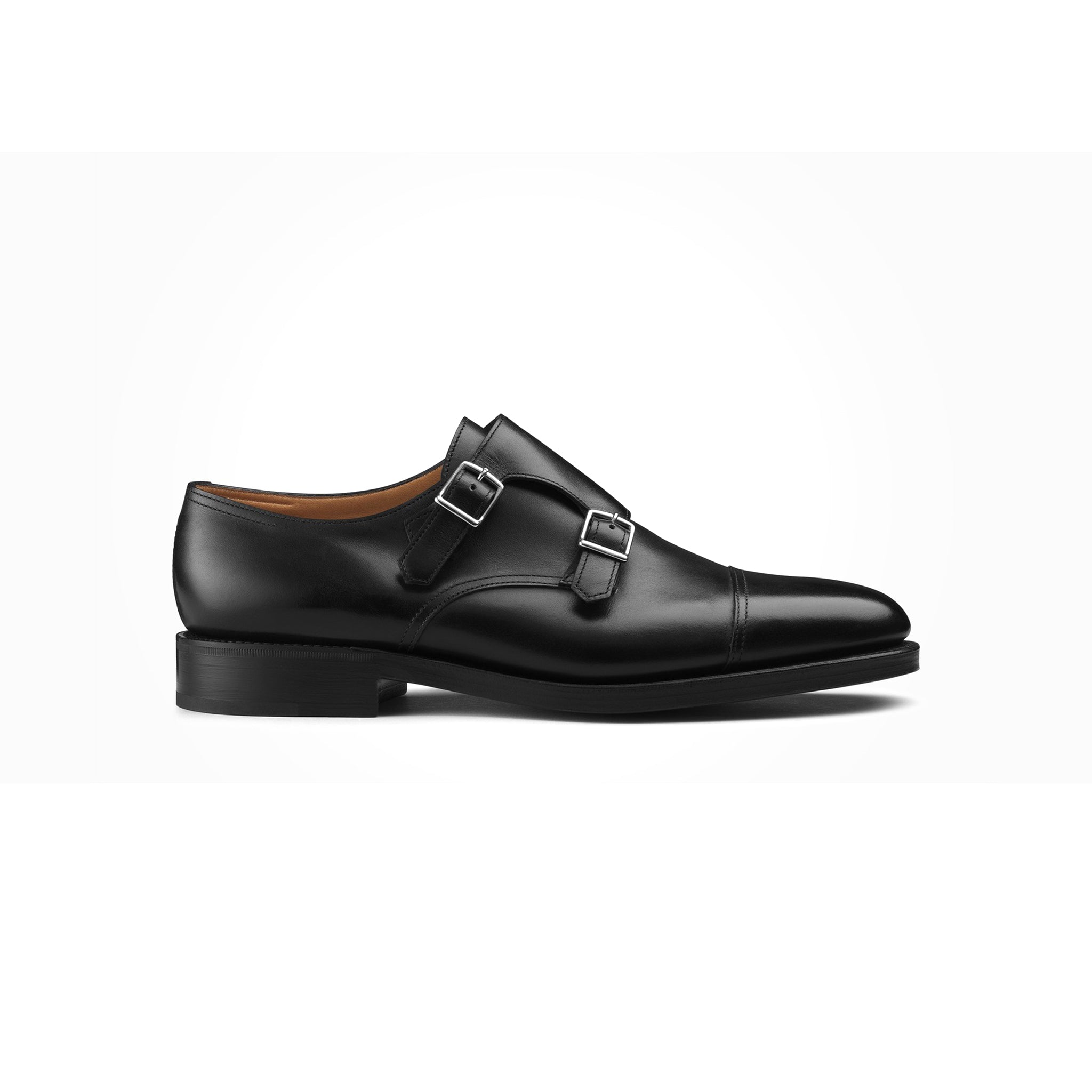 Suede Double Monk-Strap Shoes