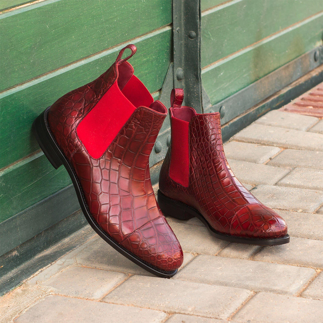Concetto Chelsea Alligator Boots