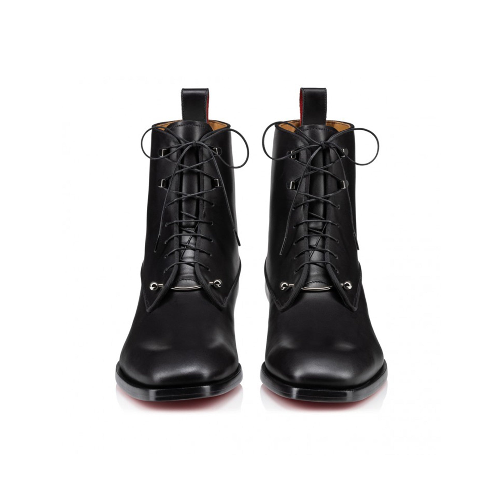 Valerio Mens Black Leather Boots