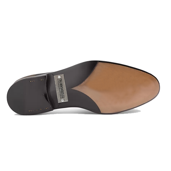 Derby Genuine Black Leather Shoes Online India