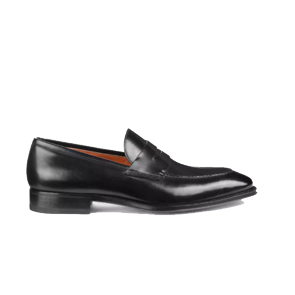 Penny Black Leather Loafer