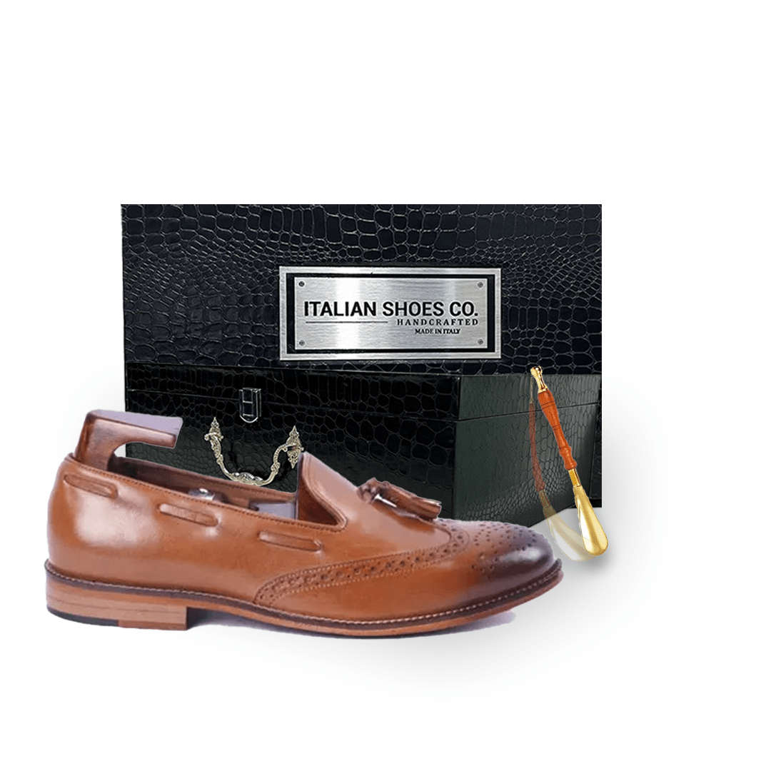 Classic Brown Tassel Loafer for Men