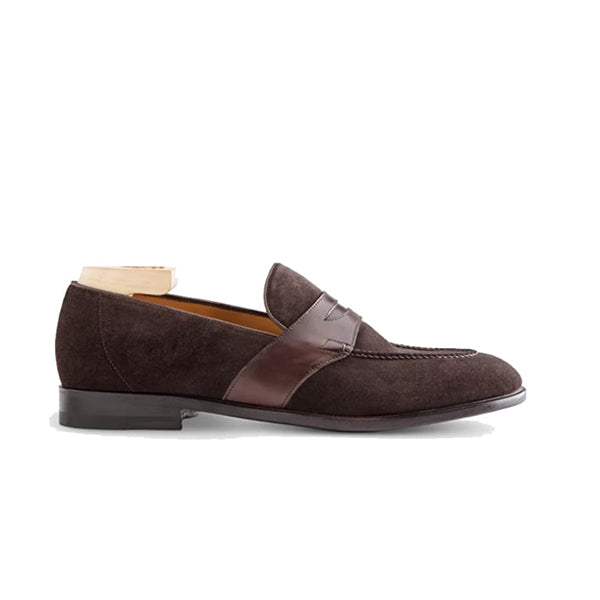 Penny Loafer in Suede Leather