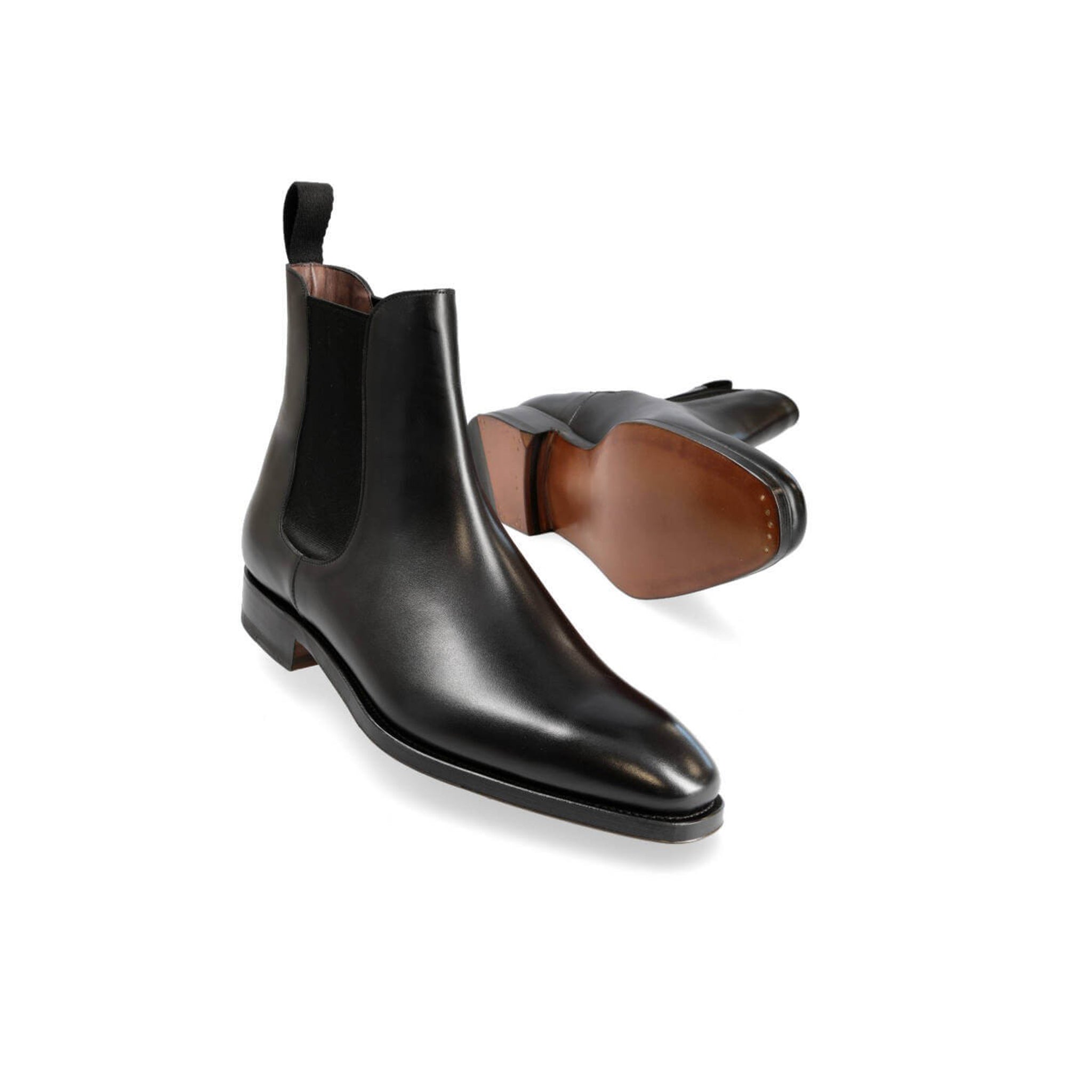 Midnight Classic Black Leather Boots