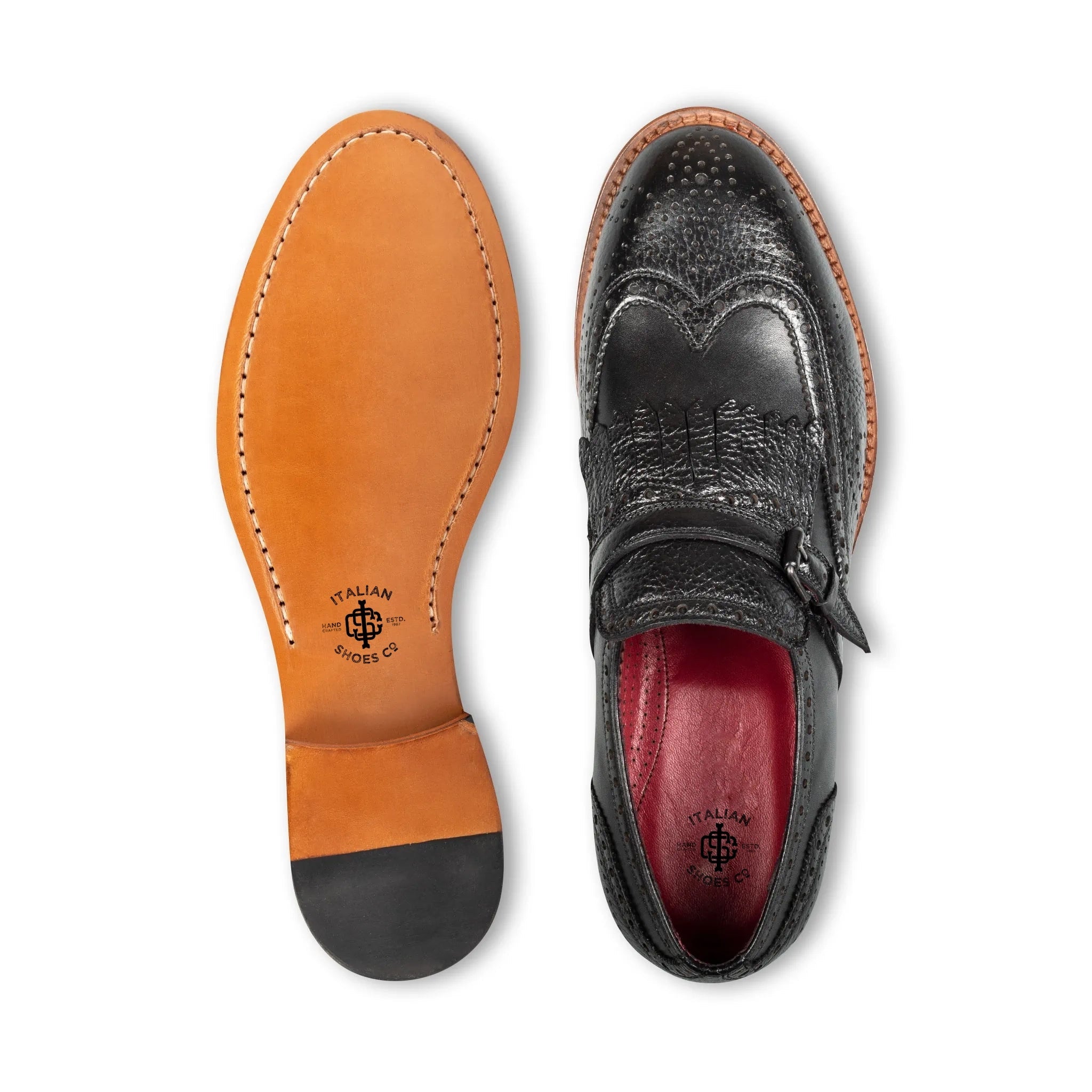 Tuatara Single Monk Strap Shoes