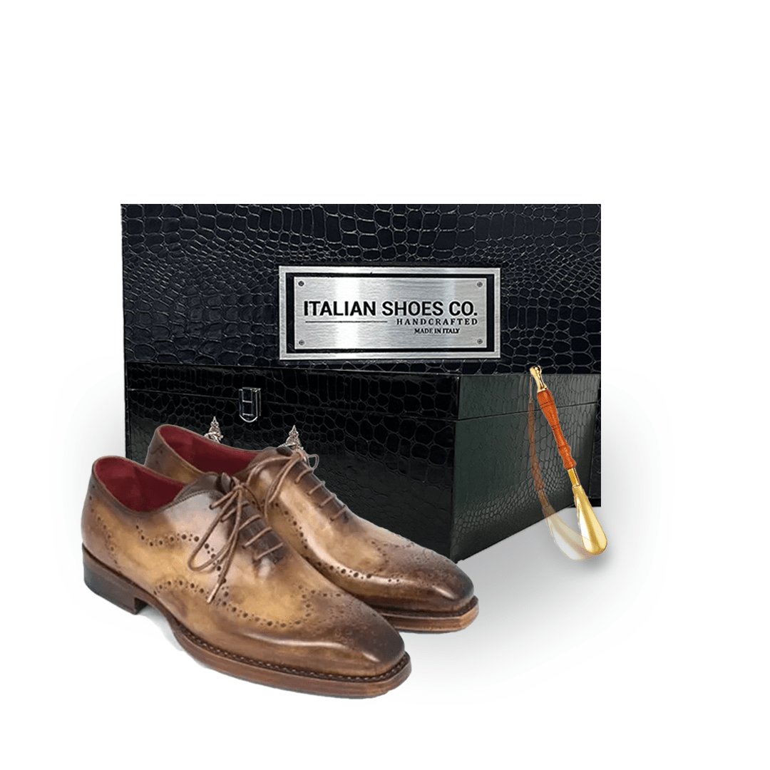Wingtip Oxford Shade Light Brown Shoes