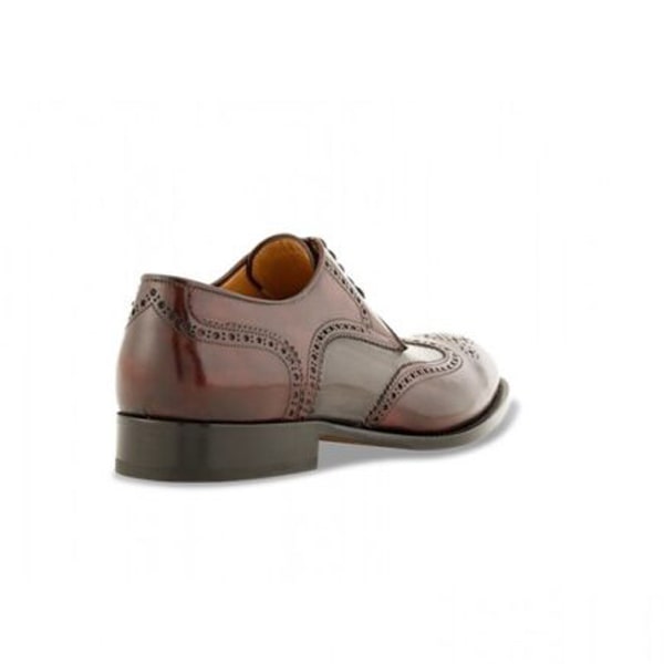 Wingtip Derby Lace up Dark Brown Shoes